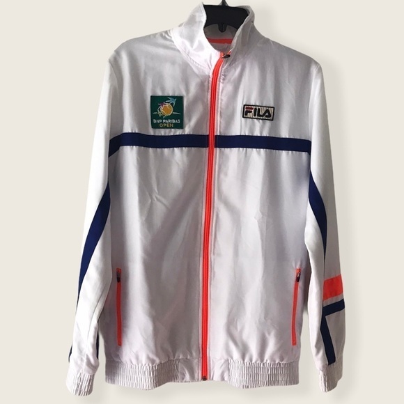 BNP Paribas Open Fila Tennis Jacket Windbreaker XS - Picture 1 of 14